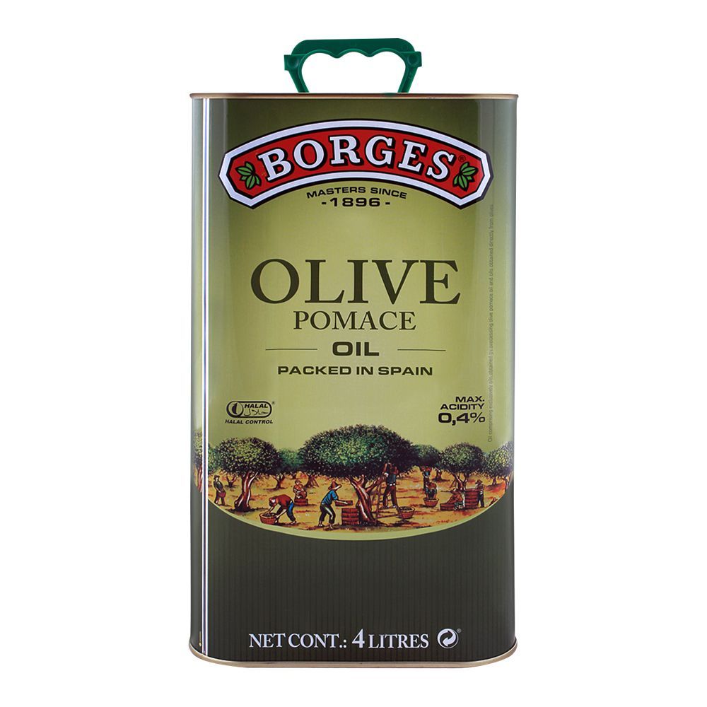 BORGES OLIVE POMACE OIL TIN 4LTR(๐ข๐ฆ๐ฉ๐จ๐ซ๐ญ๐๐ & ๐จ๐ซ๐ข๐ ๐ง๐๐ฅ) | Daraz.pk