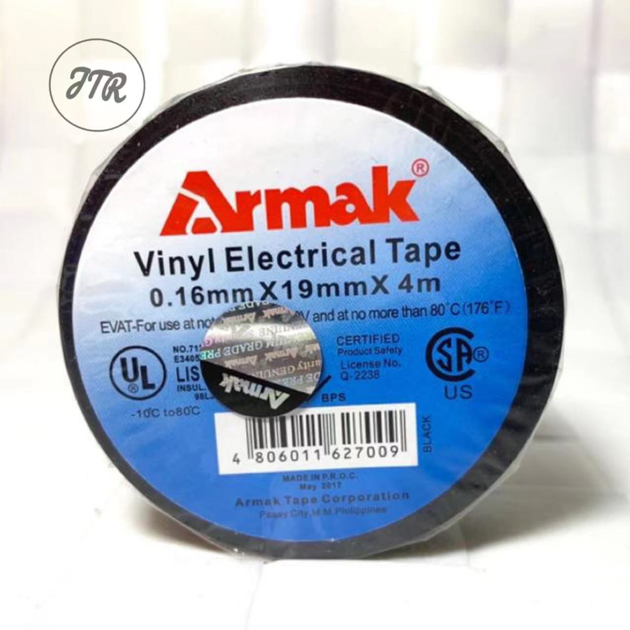 Armak Set of 10 Vinyl Electrical Tape 0.16mm x 19mm x 8m BLACK Lazada PH