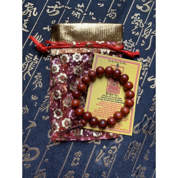 Vòng gỗ hương đỏ loại 10ly - chientongkho