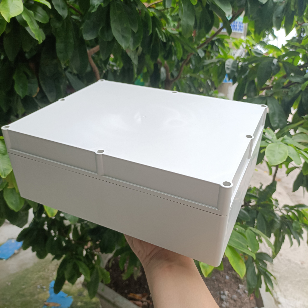Hộp nhựa abs 300x230x110mm lắp được 10 cell pin 46160