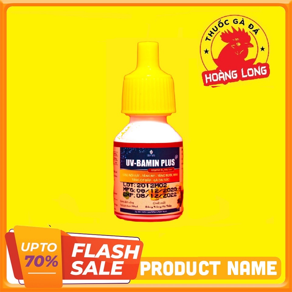 UV - BAMIN PLUS TĂNG NỘI LỰC - TĂNG CƠ - TĂNG NƯỚC MÁU 1 LỌ 10ML