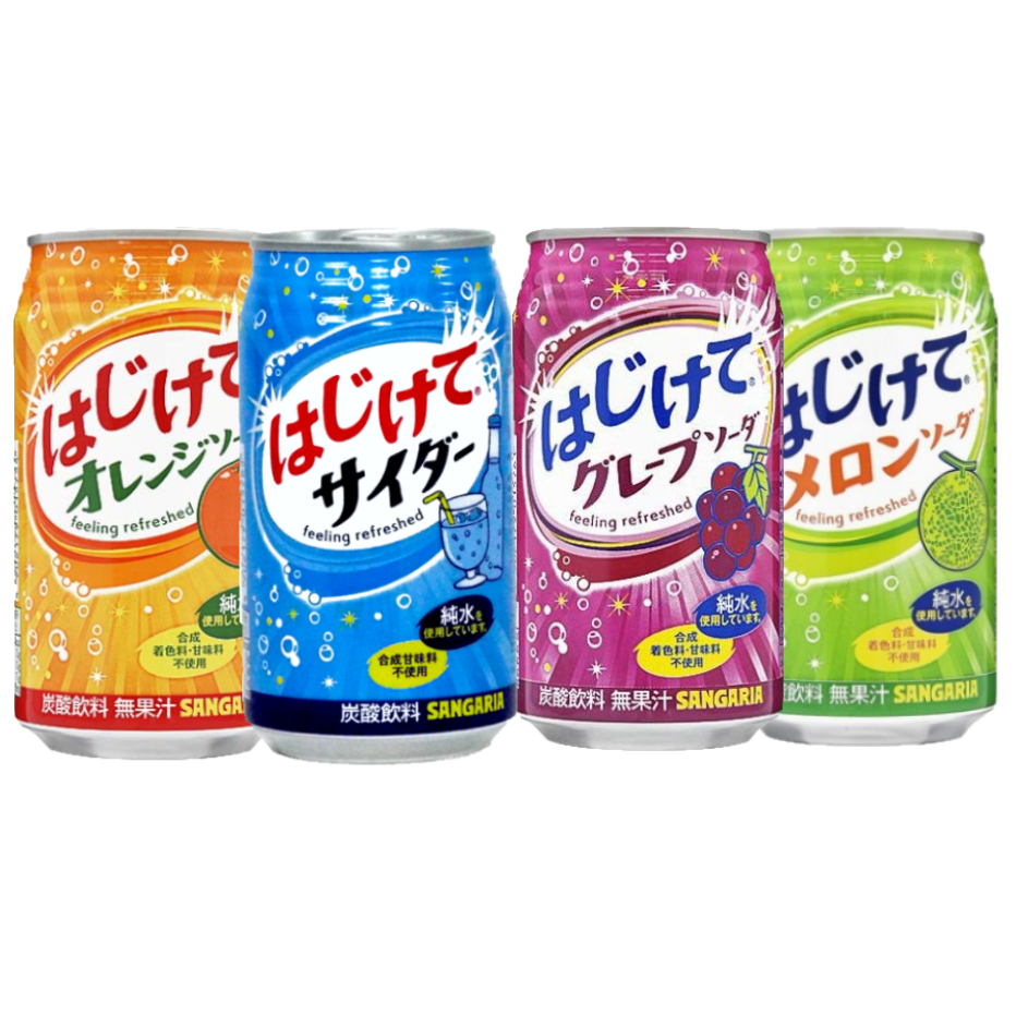 Nước uống Soda Sangaria Nhật lon 350g