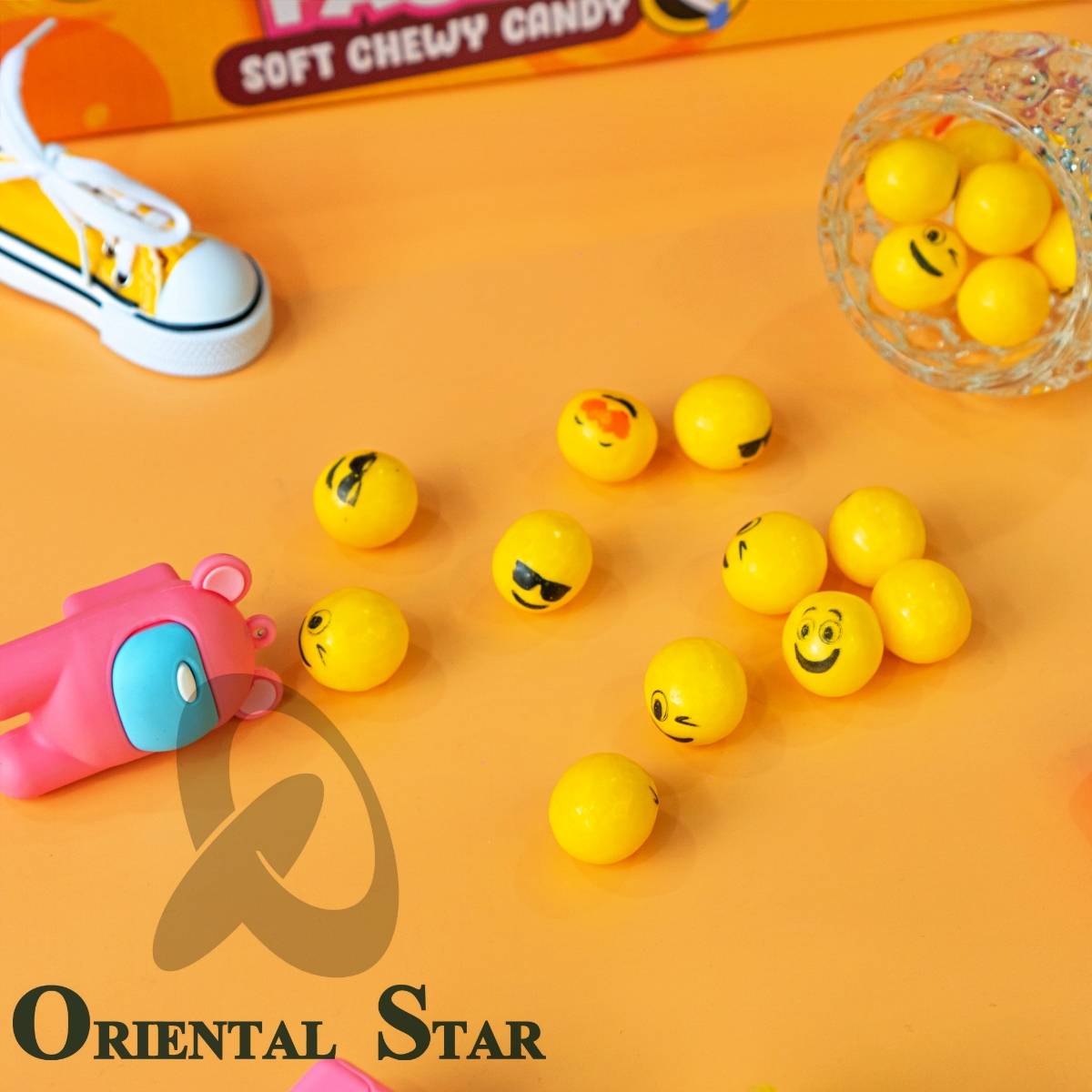 Kẹo mặt cười Funny Faces kẹo dẻo trái cây Zed Candy