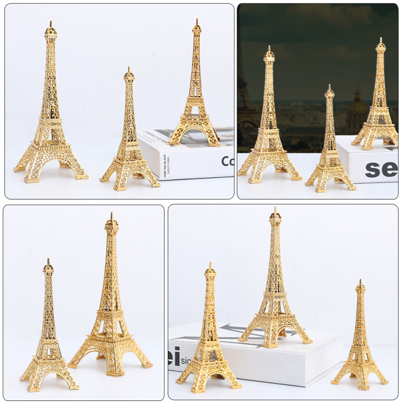 VORCOOL Vintage Hình Tháp Eiffel Sắt Tháp Eiffel Trí Máy Tính Để Trí Nhà