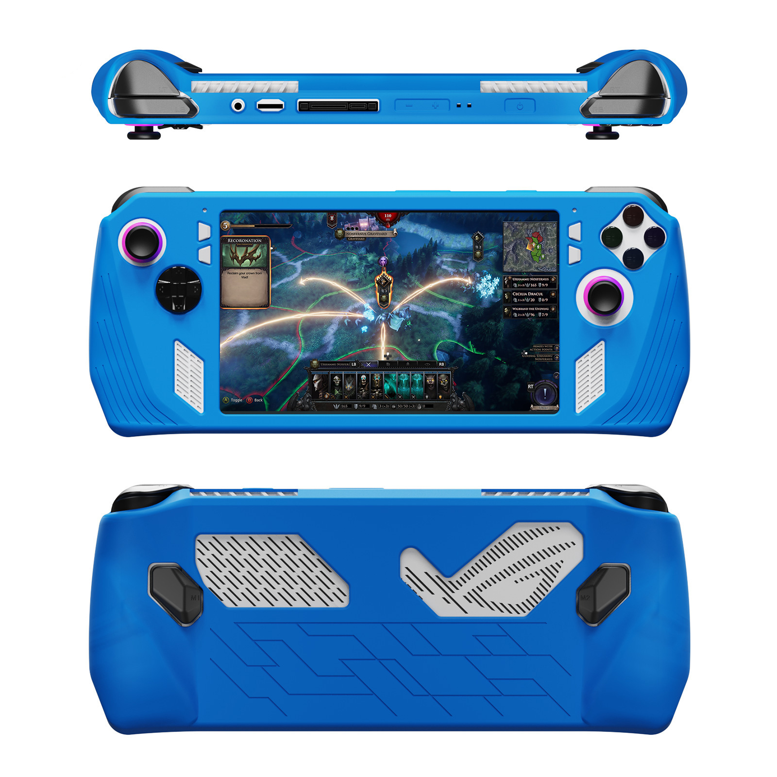 For ASUS ROG Ally Game Console Case Soft Silicone Protective Cover Anti-Scratch Protector Shell Sleeve Game Accessories