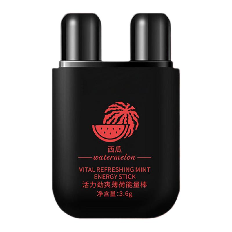 1x Double-hole Design Wake Up Stick Empty Bottle Small Nasal Tubes Inhaler Plastic Office Worker Student Avoid Sleepiness Device. 