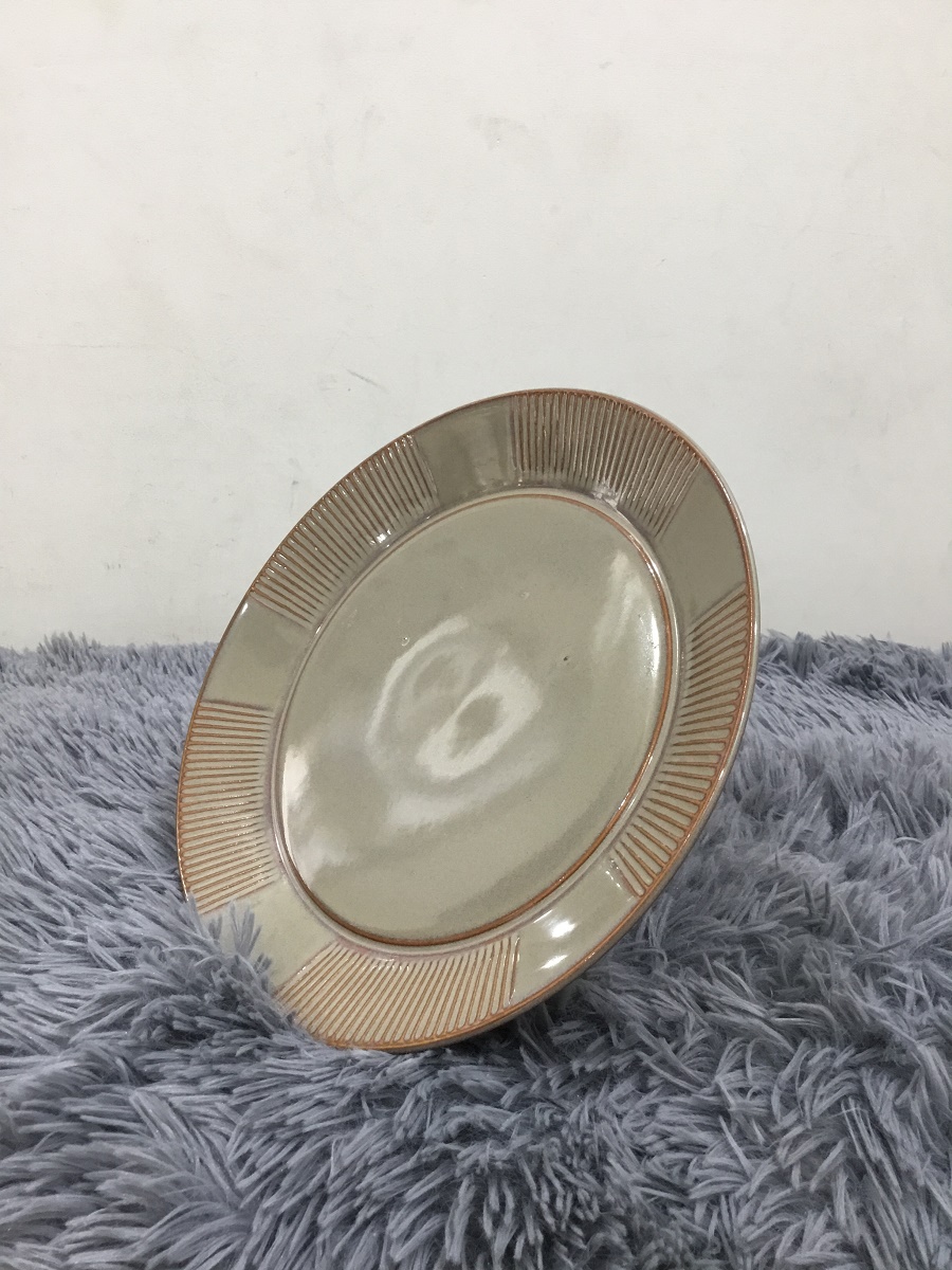 Deep Dish 20X2.5 cm - Dong Hwa Ceramics - High Quality Vietnamese Products