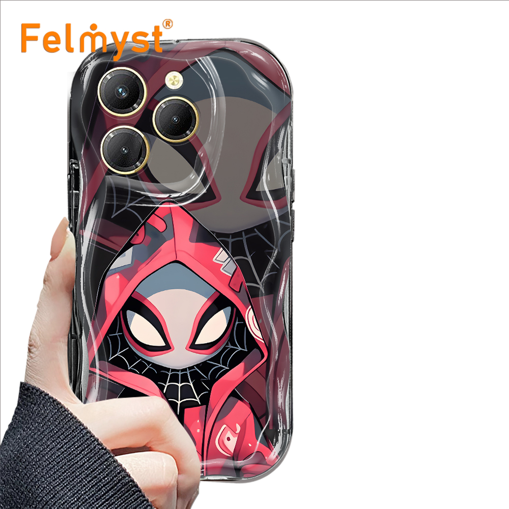 FELMYST for Infinix Hot 40 Pro Hot 40 Back Cover Cartoon Spider Man ...