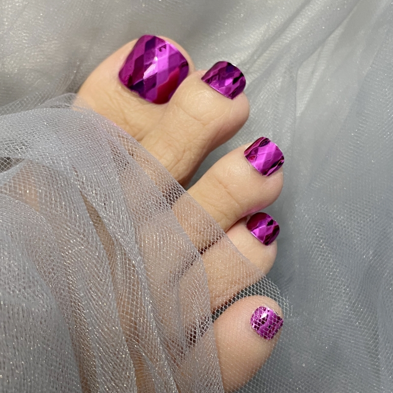 Toe%20Nail%20Rose%20Red%20Beautiful%20Ranggense%20Professional%2024%20Pieces%20Metal%202025%E6%96%B0%E5%93%81%20Press-on%20Artificial%20Fish%20Tail%20Nail%20Small%20Stickers%20Glue%20Nail%20Art%20-%20Image%202