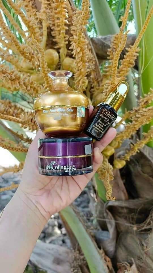 Combo Kem Lạnh + Kem Face Nhân Sâm + Serum Ncollagen - Dưỡng da ngày đêm, căng bóng, trắng sáng và trẻ đẹp