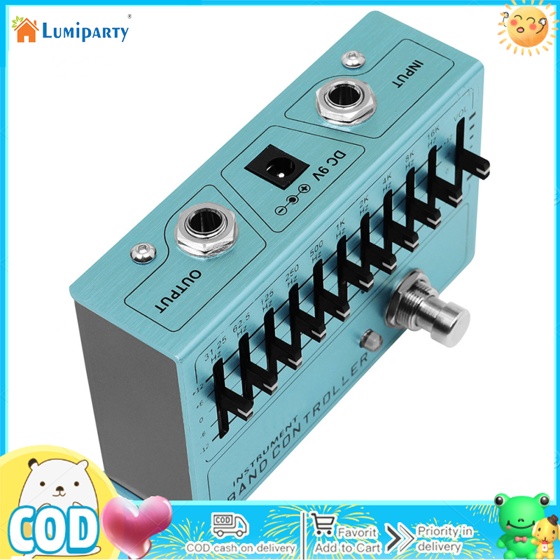 Controller Equalizer 10 Band Eq Pedal Independent Output Volume Adjustment Single-block Effect Pedal
