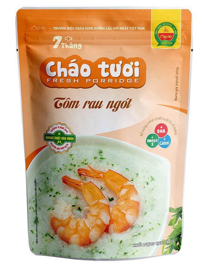 Combo 11 Gói Cháo Tươi Cây Thị 260G ( Đủ Vị )