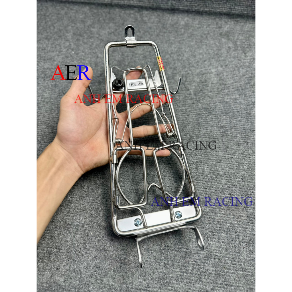 Baga xe máy exciter 150 inox dày 10 ly