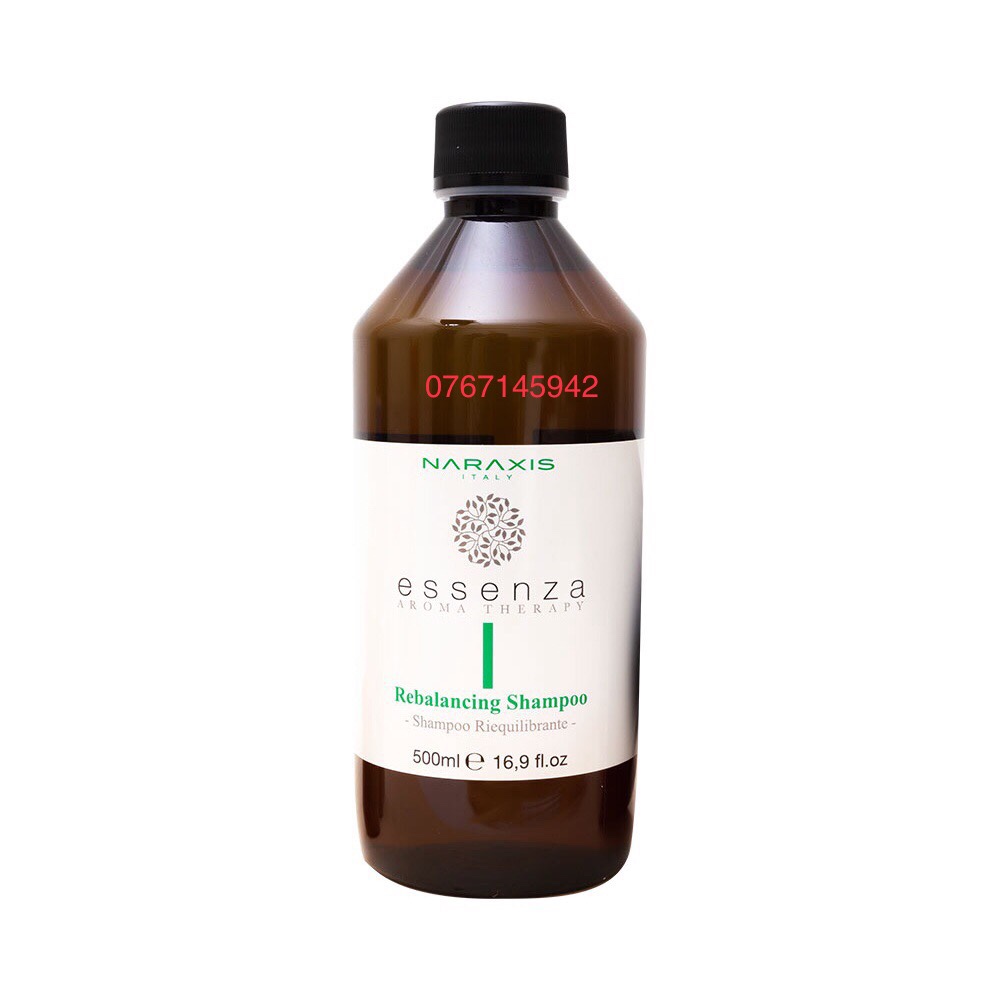 Dầu gội cân bằng da dầu naraxis essenza aroma therapy rebalancing shampoo 500ml