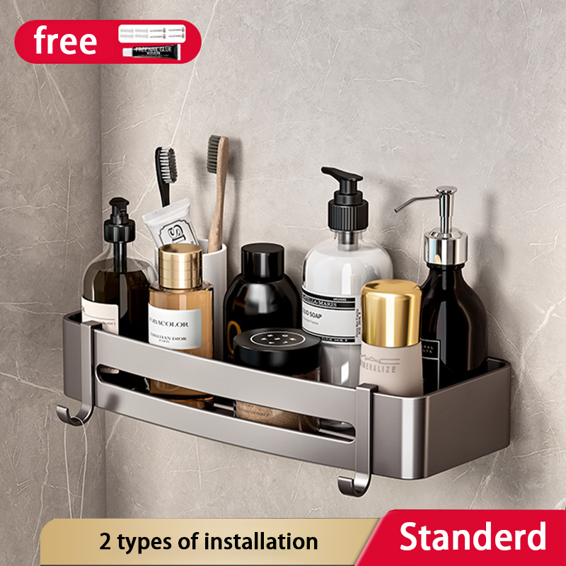 Bathroom Wall Shelf, Corner Shower Shelf, Shower Caddy Organizer ...