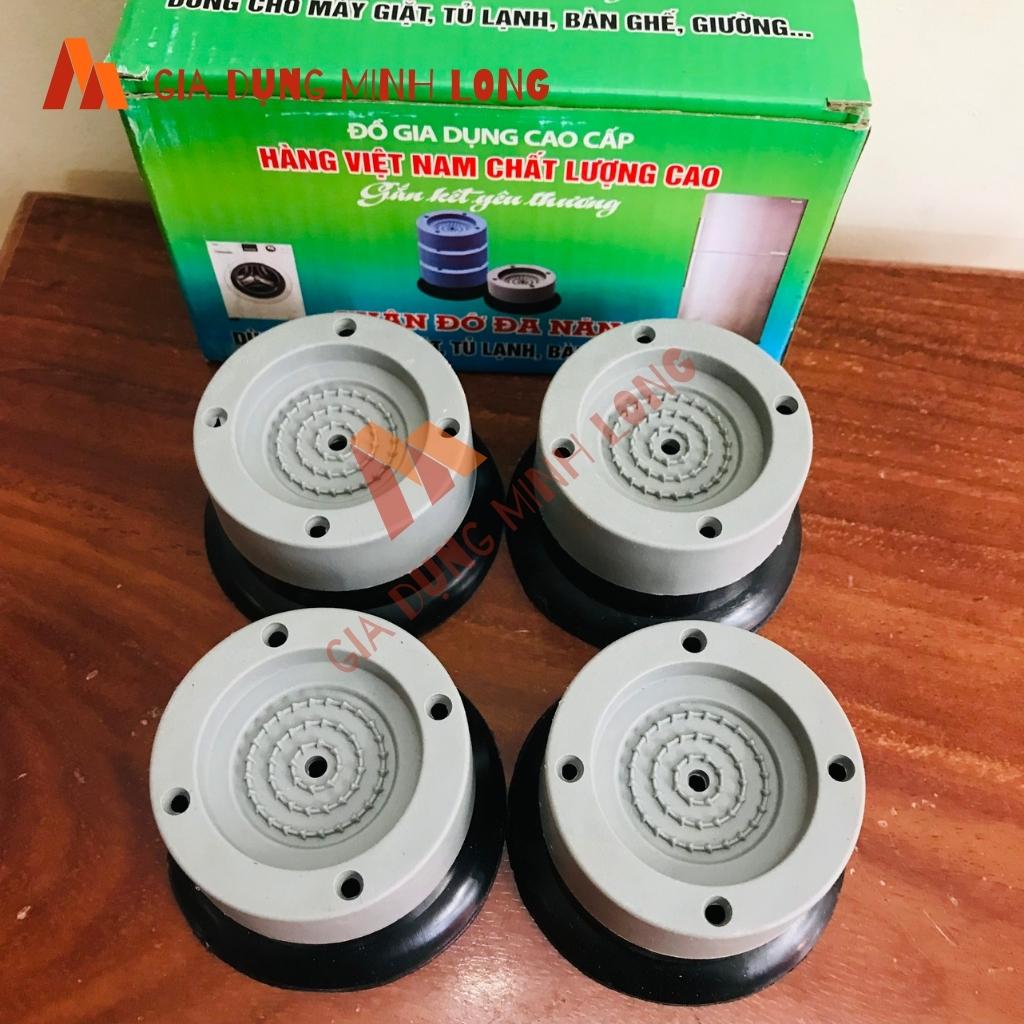 Chân đỡ máy giặt, tủ lạnh, chống rung, bộ 4 chiếc