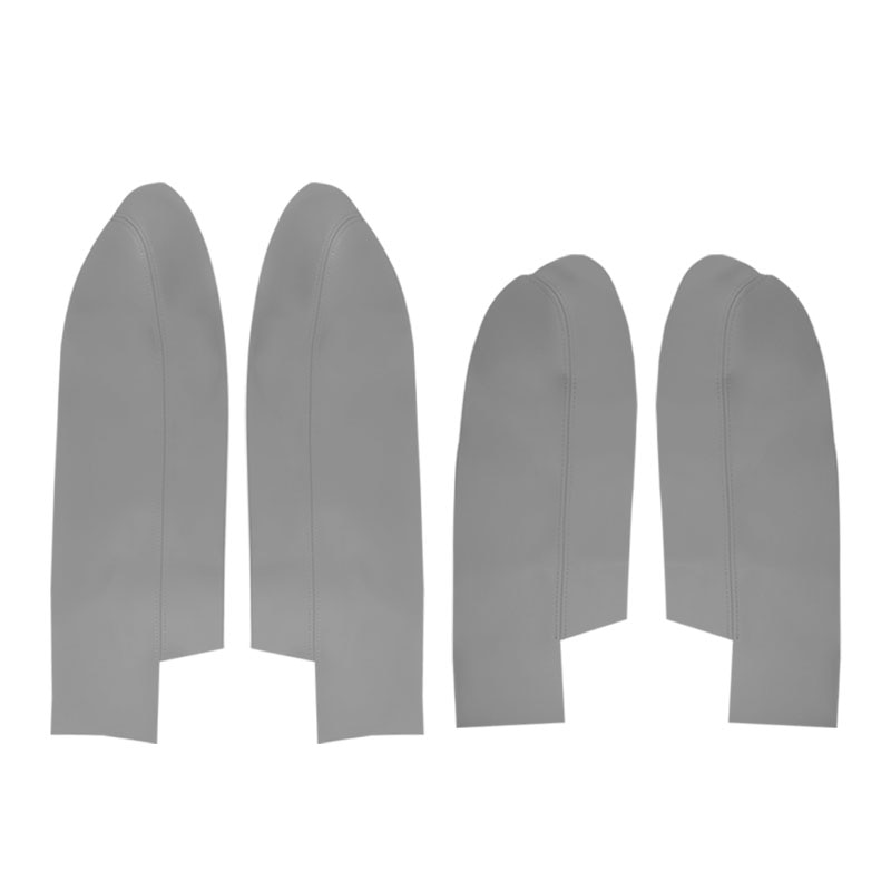 Xps black leather front door armrest cover for honda crv 2007 2008 2009 2010 2011 car door armrest panel skin cover trim