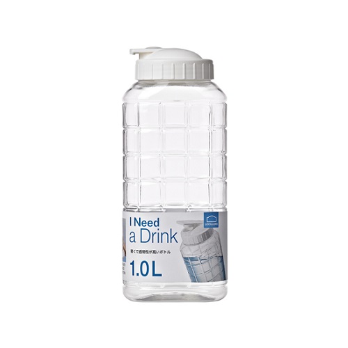 Bình nhựa đựng nước lock&lock chess water bottle màu trắng dung tích 1l hap810 /1.5l hap812