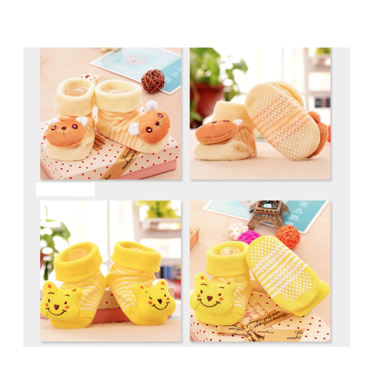 [Hoàn tiền 6%]Tất len 3D hình thú ngộ nghĩnh cho bé