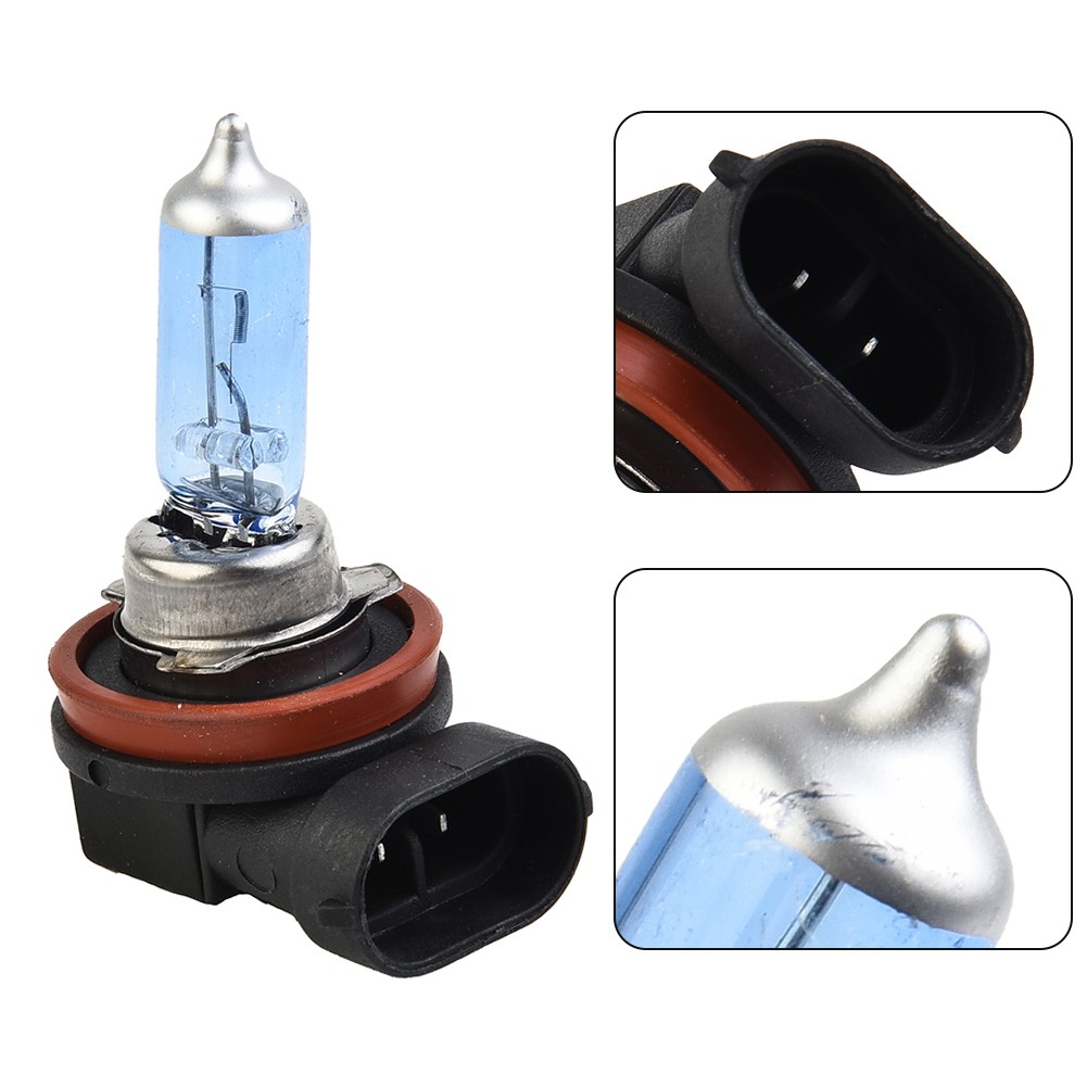 Automalls ​Halogen Light H11 55W 5000K White Light Super Bright Car Xenon Lamp Headlight Fog Bulb Easy Installation Of Light Bulbs