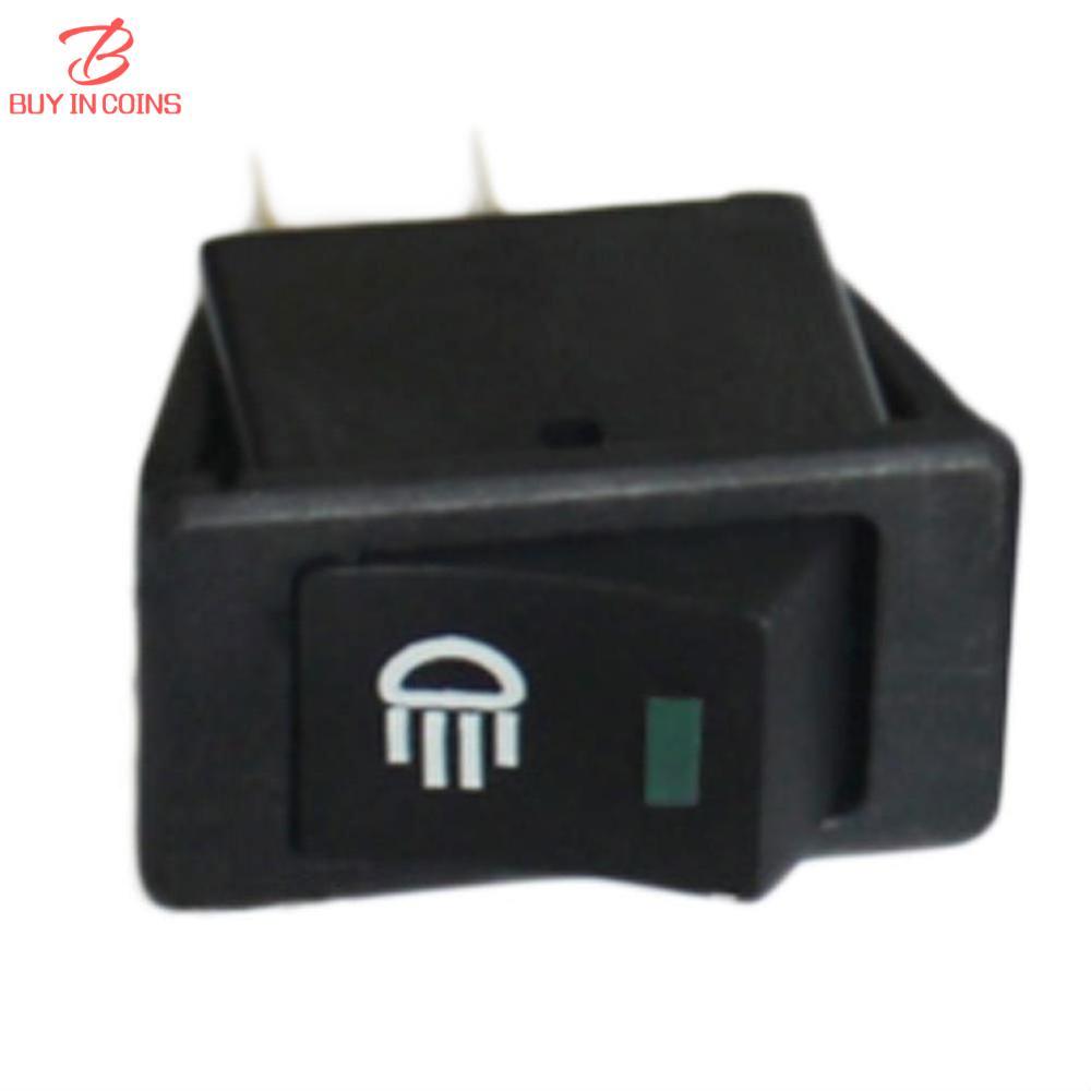 Hình thuyền 12 V 35A Xe Ô Tô Tự Động Sương Mù Đính Đá Tặng Công Tắc-Xanh Dương