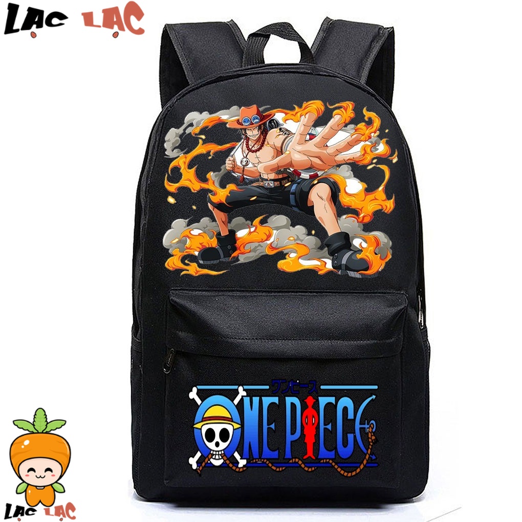 Balo One piece FREESHIP Cặp onepiece có nhiều mẫu - balo Luffy , ace râu trắng , zoro giá rẻ