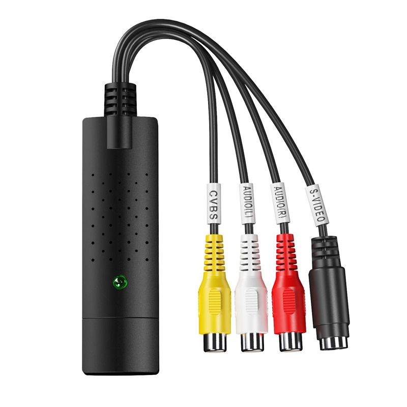 Usb 2.0 easy cap video tv dvd dvr capture adapter easier cap usb video capture device support win10