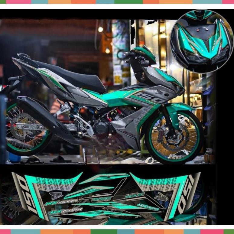 Tem rời xe Winner X V2 mẫu 155 phối đủ màu