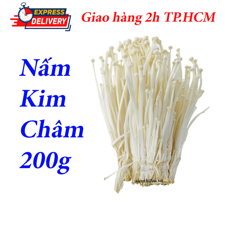 [Samy Food] [HCM SHIP 2H] Nấm Kim Châm Tươi 200g