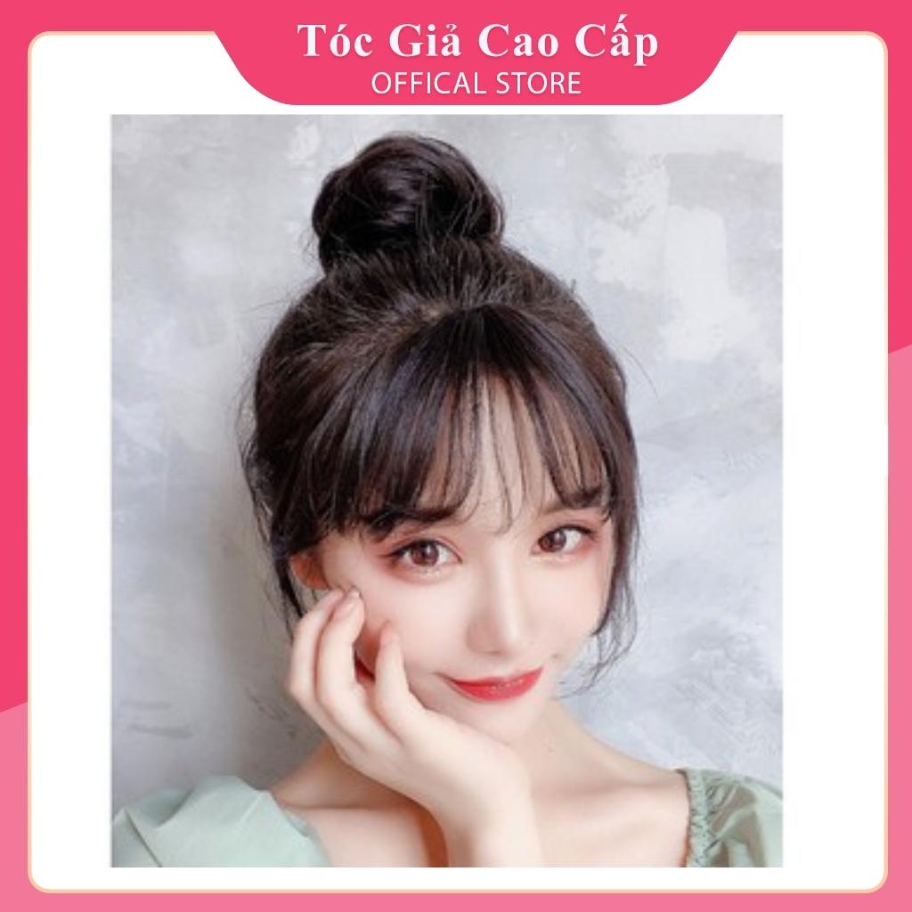Tóc giả búi nữ đẹp😍FREESHIP😍 búi cột thẳng tóc giả, giá 1 cái