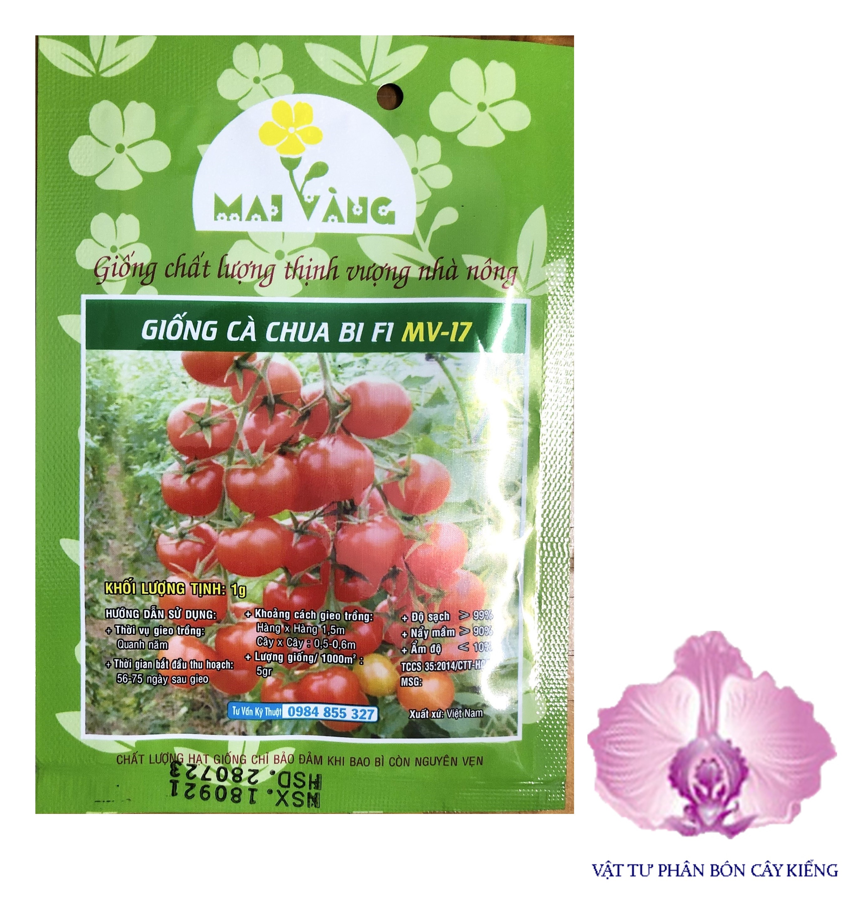 Hạt Giống Cà Chua Bi F1 MV-17 - #006E#