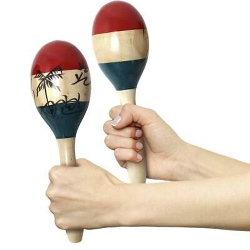 Ethnic Maracas Hand Instrument Musical Party Percussion Colourful Dinner 【Free Shipping】