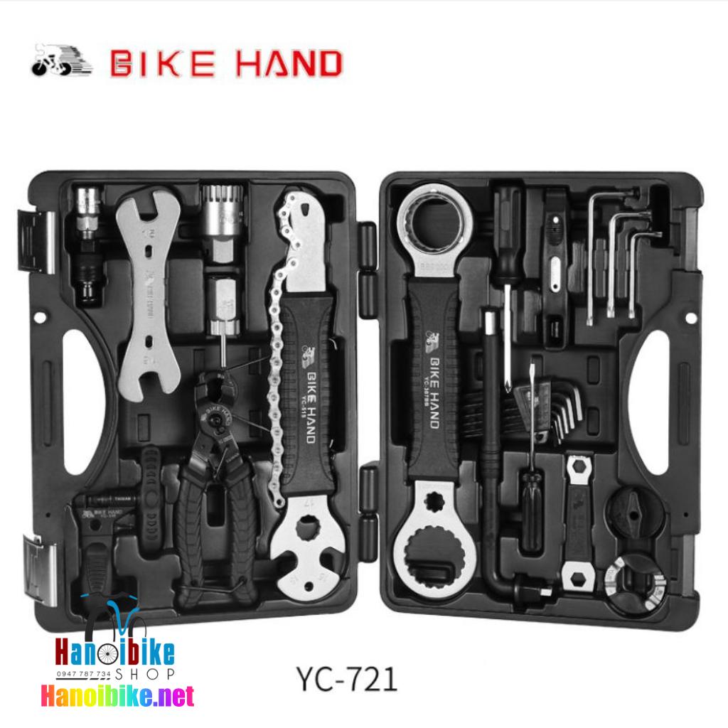 Bộ dụng cụ sửa chữa xe đạp bike hand yc-721 22 món
