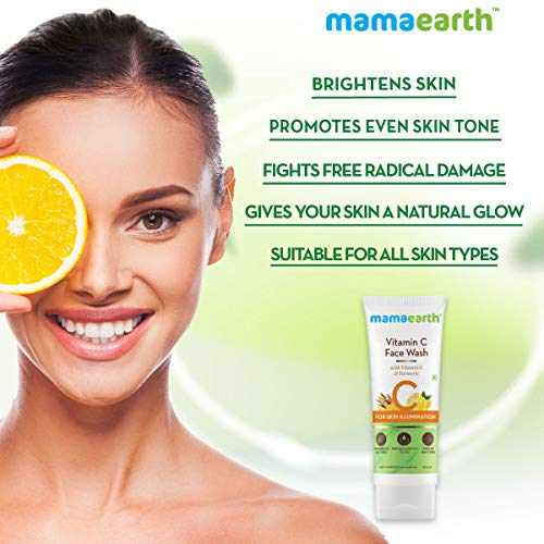 mamaearth vitamin c foaming face wash price