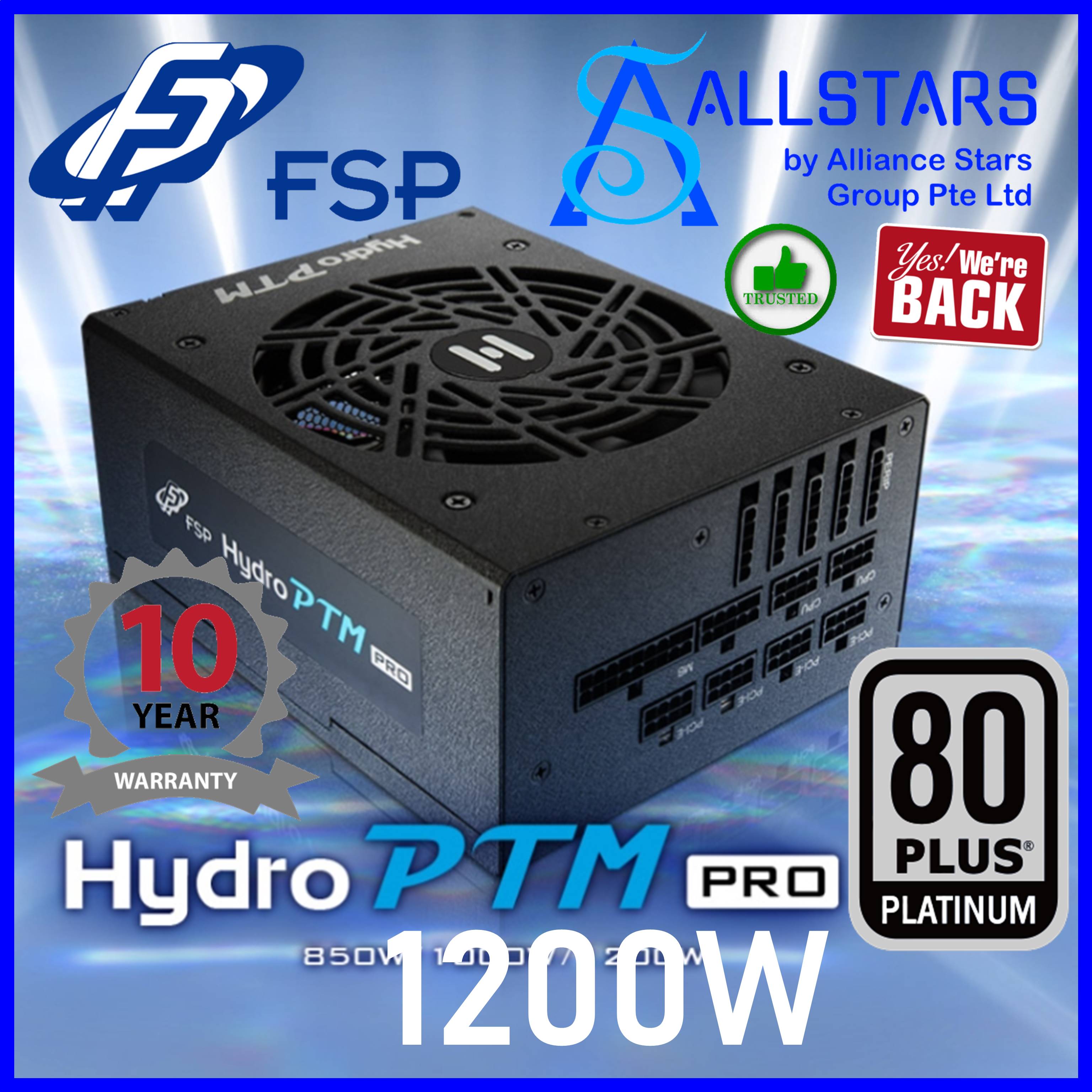 FSP製 1200W ATX電源 Hydro PTM PRO プラチナム-