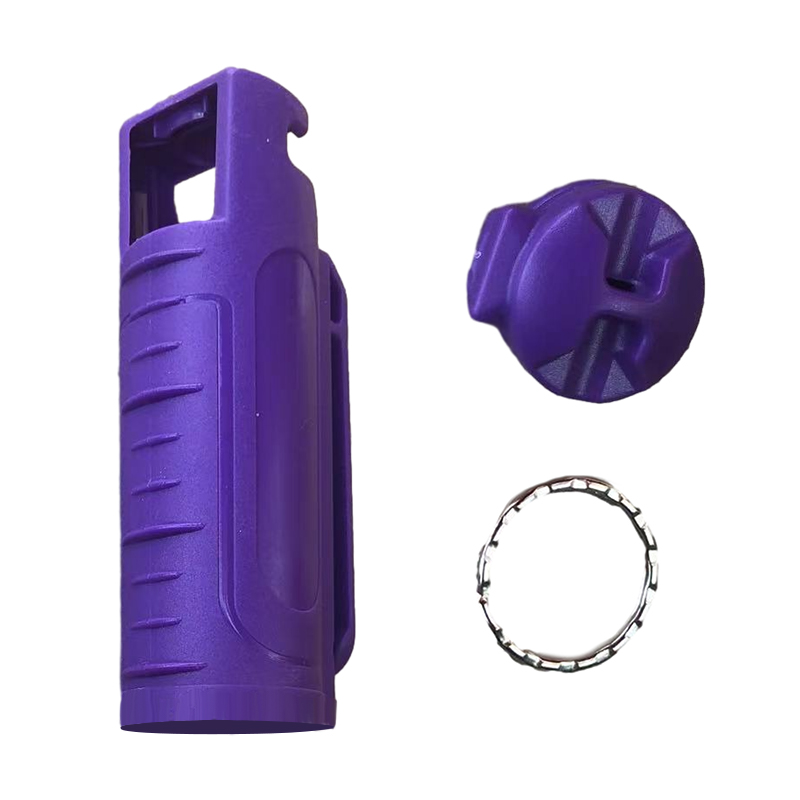 Multi Color Anti-wolf Spray Plastic Shell Palm Treasure Pepper Shell ABS Keychain Eatop. 