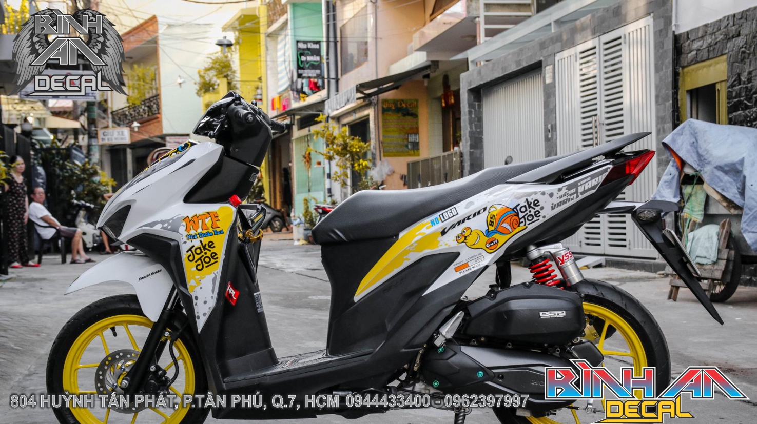 Tem rời vario - trắng