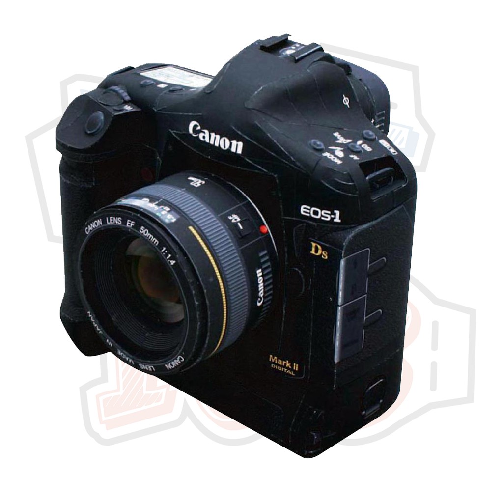 Mô hình giấy máy ảnh canon eos-1ds mark ii