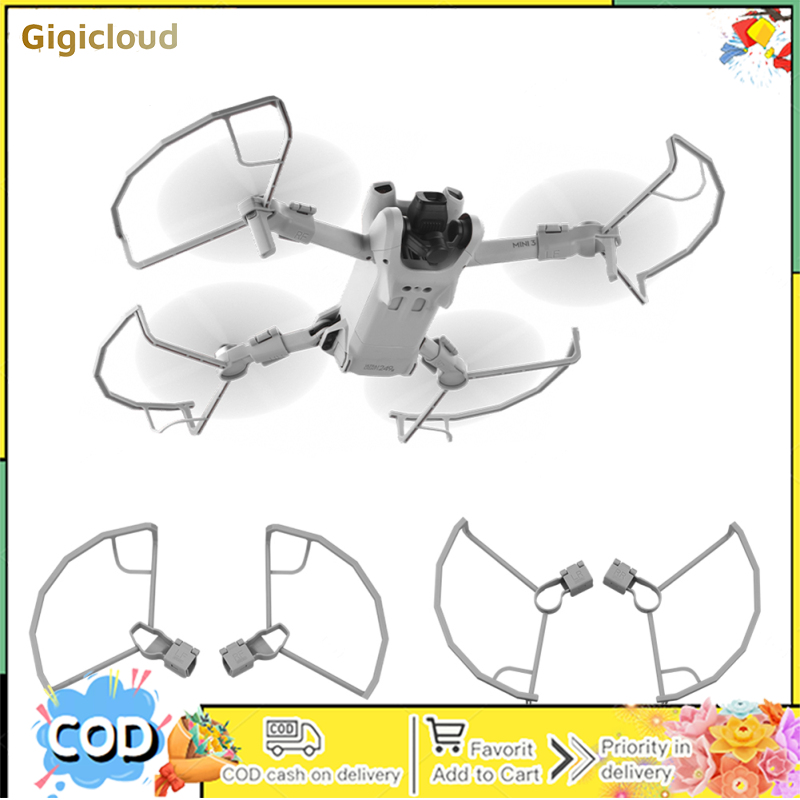 Propeller Guard Compatible For DJI Mini 3 / Mini 3 Pro Drone Anti-Collision Props Protector Blades Bumper Safety Accessories