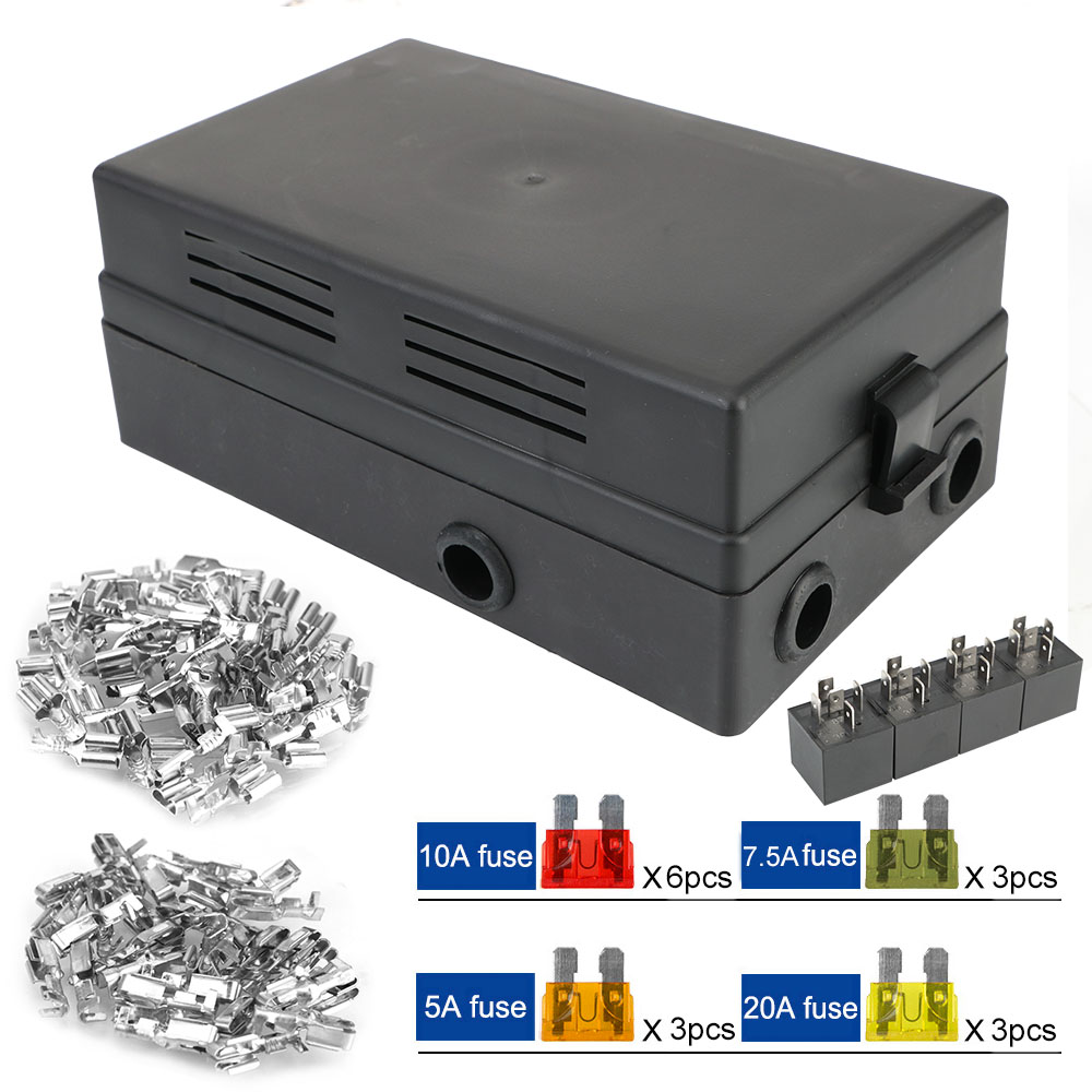 Hộp Cầu Chì 6 Chiều Ô Tô, Phòng Động Cơ Ô Tô, Hộp Nối Điều Khiển Chính Điều Chỉnh Đường Dây
