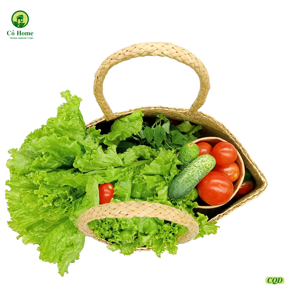 GIỎ CÓI/ GIỎ ĐỰNG QUÀ / LÀN ĐI CHỢ - CỎ HOME