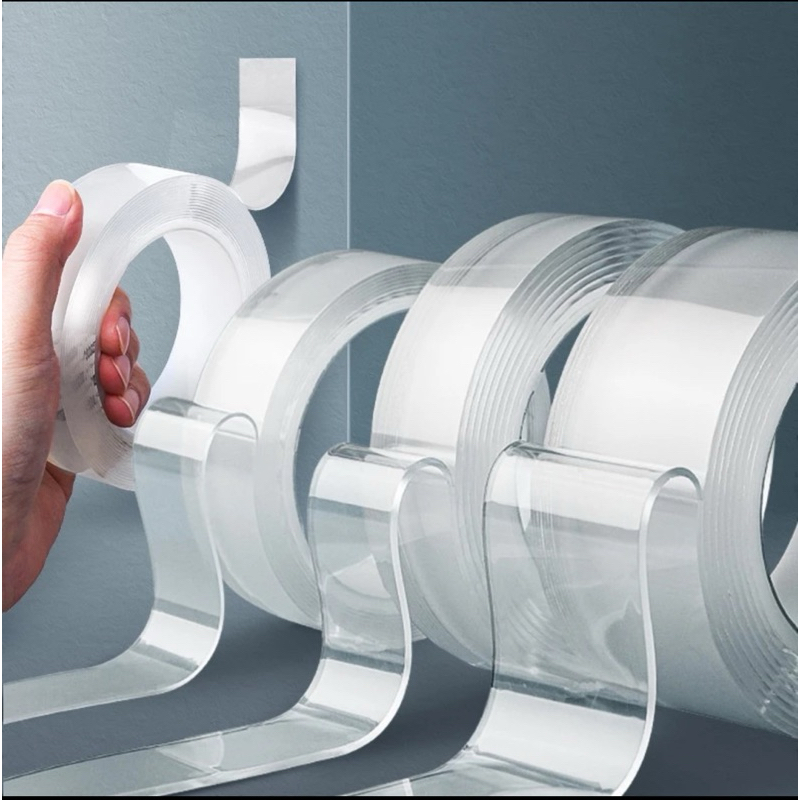 (siêu dính)Băng keo nano 2mặt trong suốt