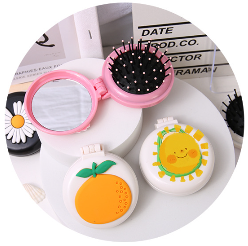 Bộ gương lược mini bỏ túi siêu cute