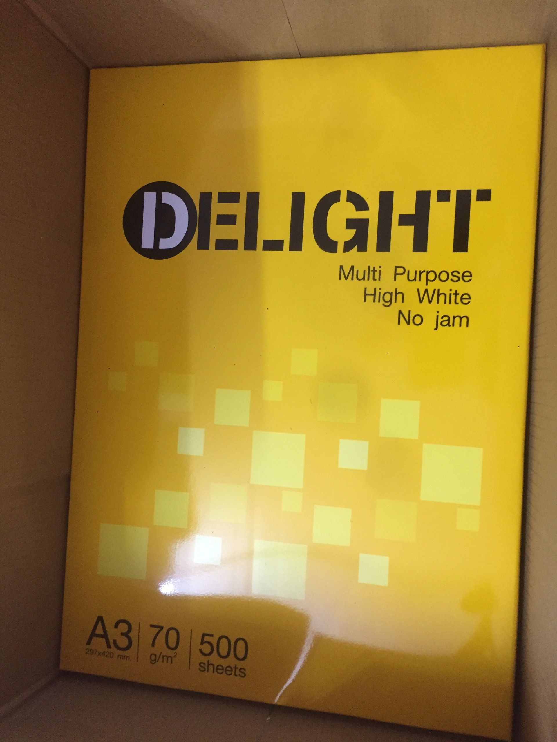 Giấy photocopy Delight A4 70gsm / A3 70gsm (Ream 500 tờ)