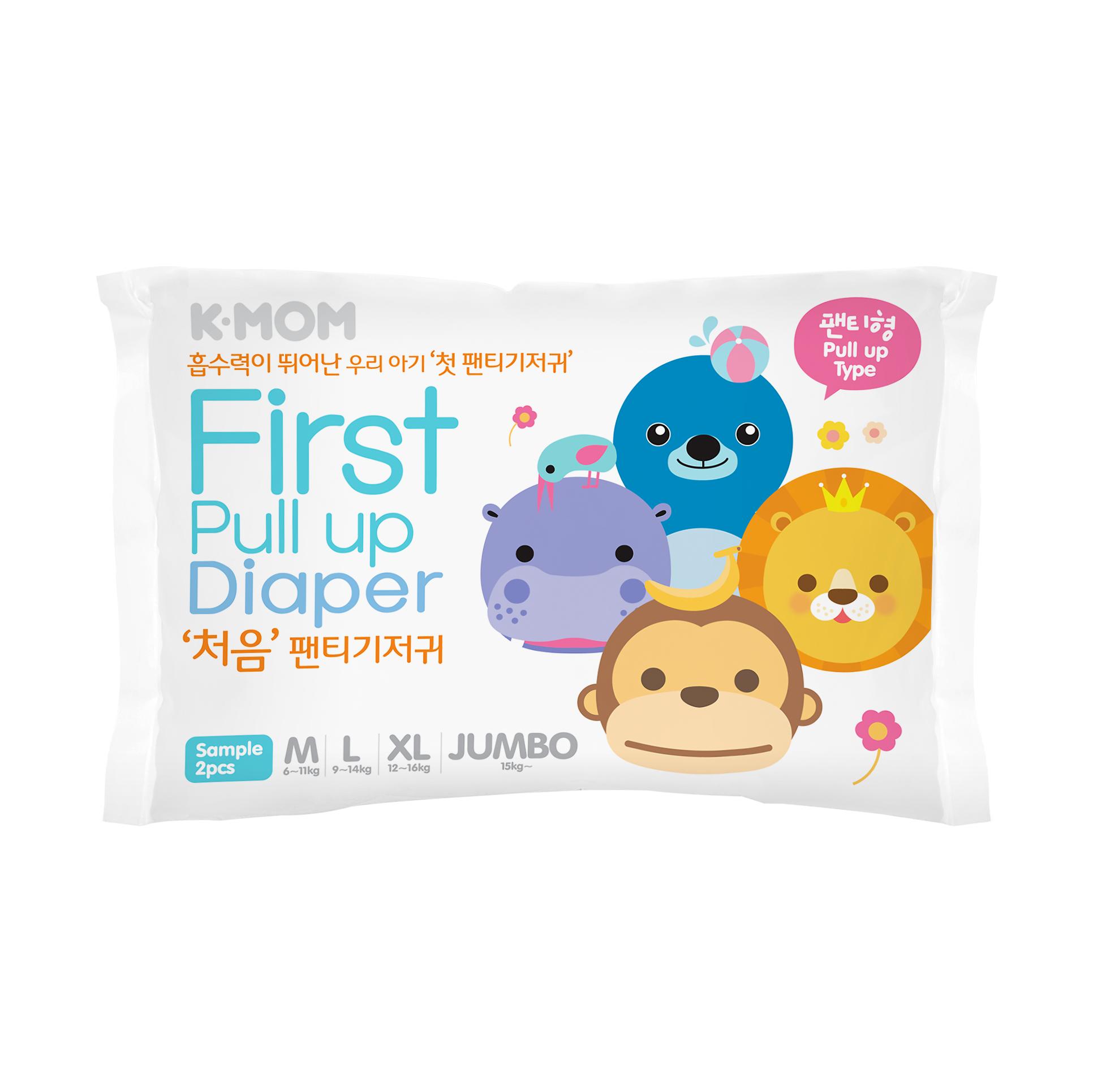 K-Mom] First Pull Up Diaper (Sample Pack) Lazada Singapore