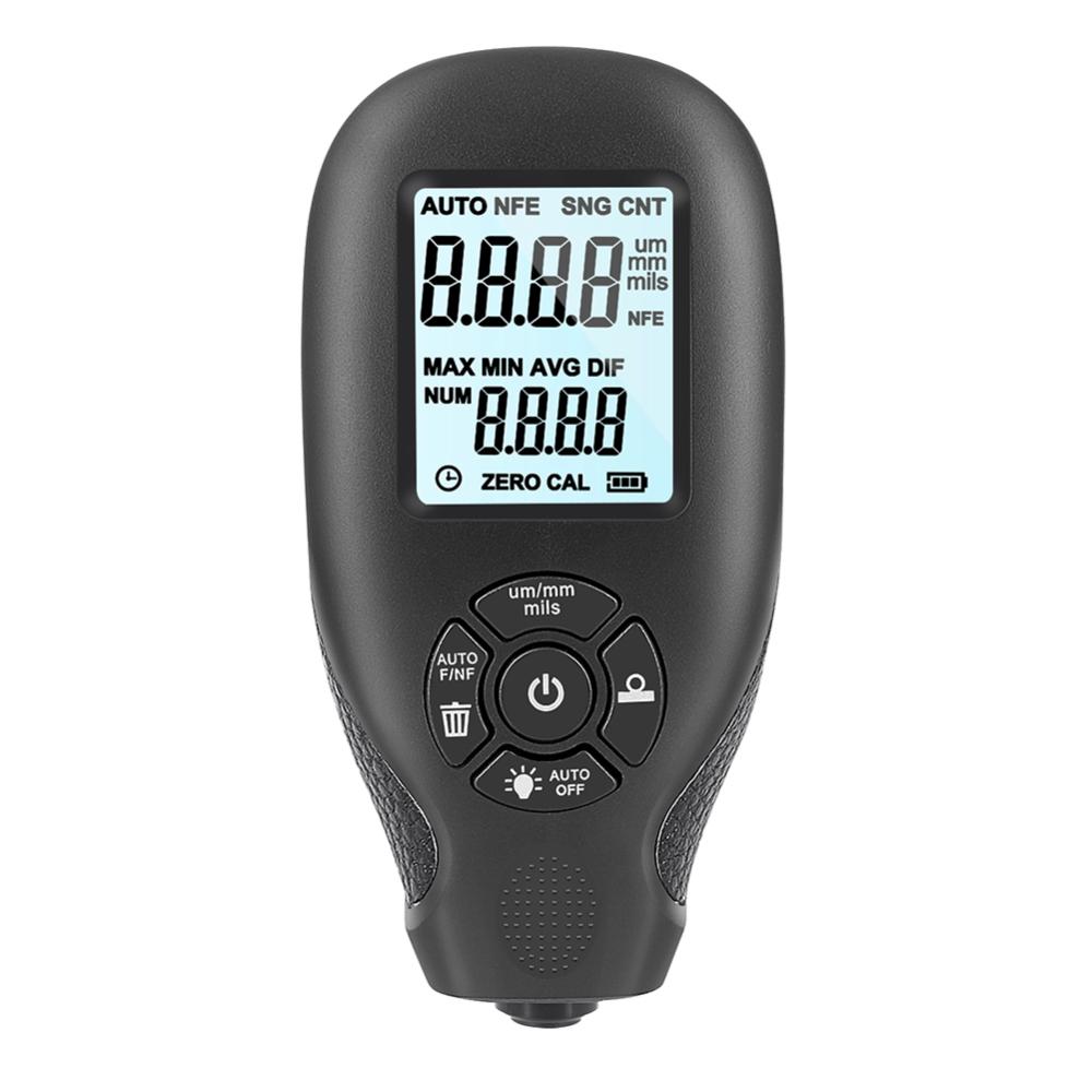 Paint Thickness Tester Automatic Detection Digital Coating Thickness Gauge High-precision Measuring Instruments for Manufacturing Metal Processing