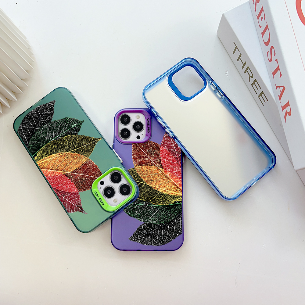 ZeroQiQi for Samsung S20 Plus Back Cover Leaf Specimen Creative Contrast Color Hard Phone Case for Boy Girl. 