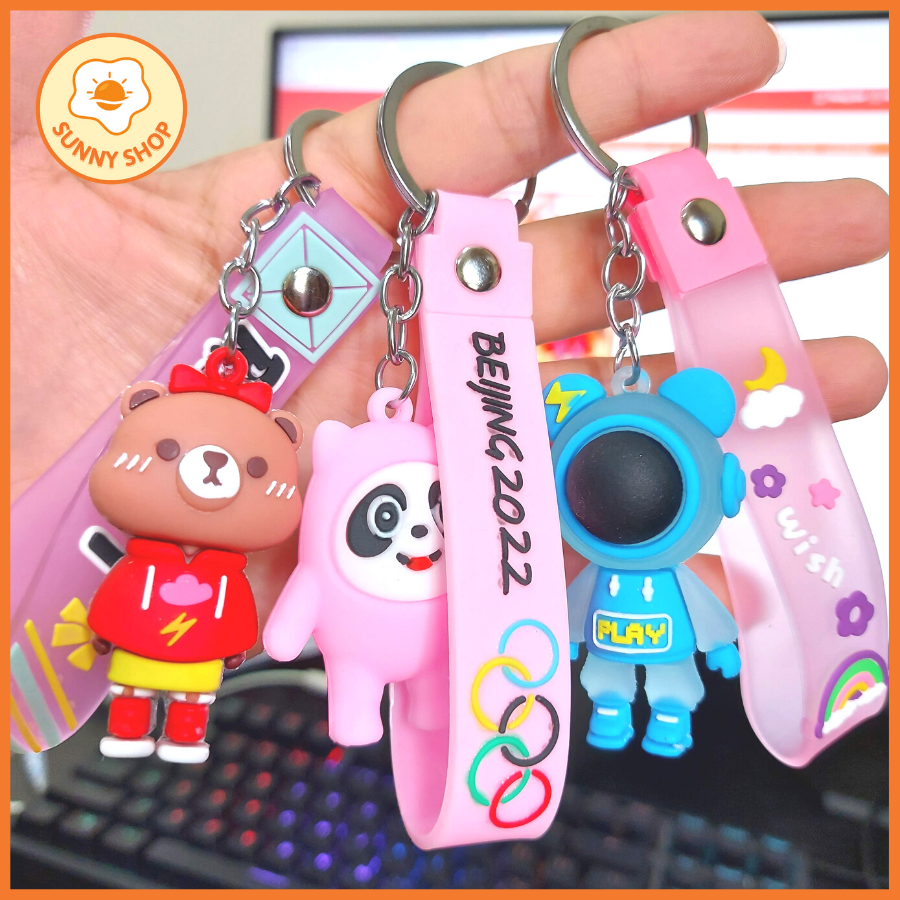 Móc khóa phi hành gia hot trend, móc khóa hình thú cute