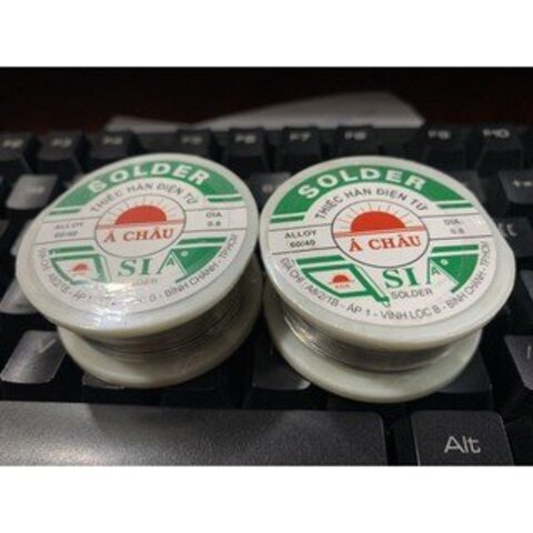 Chì hàn Á Châu, mối hàn đẹp, bám dính tốt (Cuộn 50g- 150g)