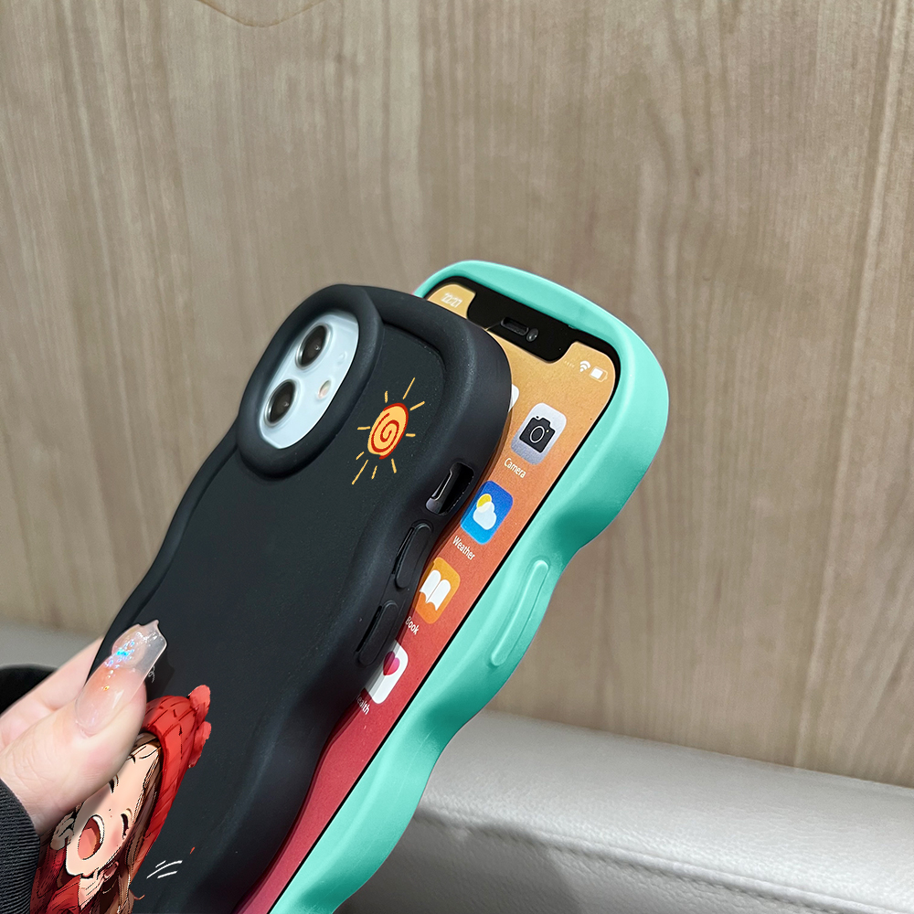 Hontinga for Redmi Note 13 12 11 10 9 Pro 4G Note 13 Pro Plus Xiaomi Poco M2 Pro Back Cover Happy Girl Luxury Phone Cover Soft Silicone Macaron Wave Mobile Case. 